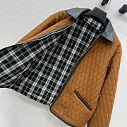 Bagsaaa Celine Quilted Jacket In Suede brown - 2