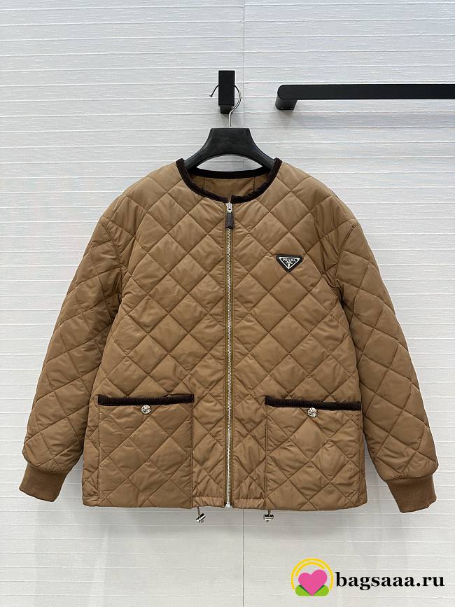 Bagsaaa Prada Light Re-Nylon jacket brown - 1