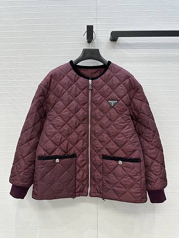 Bagsaaa Prada Light Re-Nylon jacket burgundy