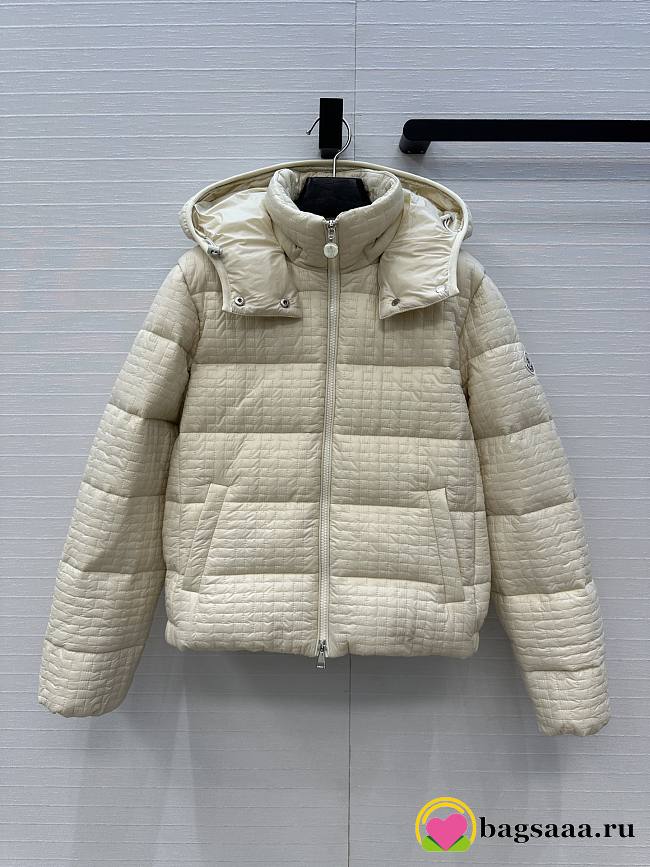 Bagsaaa Moncler Gisors down jacket off-white - 1