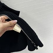 Bagsaaa Hermes Wool knit jacket black - 3