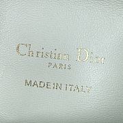 Bagsaaa Dior Jolie Top Handle Mini Bag Latte Cannage Lambskin - 18.5cm - 3