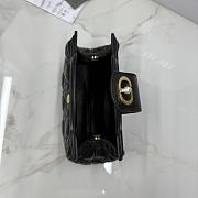 Bagsaaa Dior Jolie Top Handle Mini Bag Black Cannage Lambskin - 18.5cm - 2