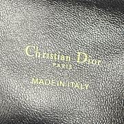 Bagsaaa Dior Jolie Top Handle Mini Bag Black Cannage Lambskin - 18.5cm - 3