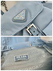 Bagsaaa mini Prada Re-Nylon backpack blue - 18.5cm - 2