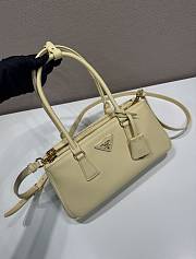 Bagsaaa Medium Prada Galleria leather bag 1BA457 light yellow - 30cm - 2