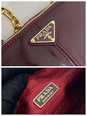 Bagsaaa Prada Re-Edition 2002 medium leather shoulder bag 1BC221 Burgundy - 26cm - 3