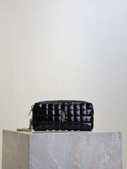 Bagsaaa YSL Saint Laurent Cassandre Carré Matelassé Pouch black - 18.5cm - 1