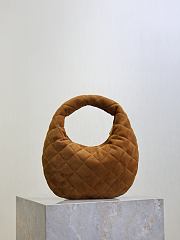 Bagsaaa YSL ICARINO in quilted suede 851689 Caramel Cognac - 17/26 cm - 4