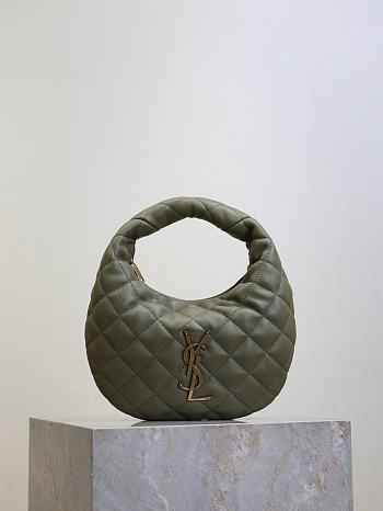 Bagsaaa YSL ICARINO in quilted nappa 851689 Strong Moss - 17cm