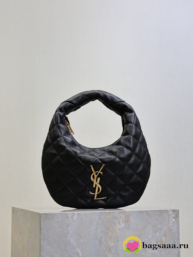 Bagsaaa YSL ICARINO in quilted nappa 851689 Black - 17cm - 1