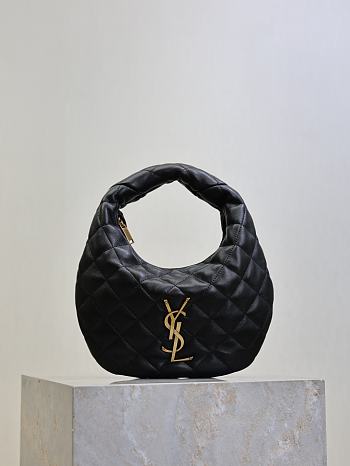 Bagsaaa YSL ICARINO in quilted nappa 851689 Black - 17cm