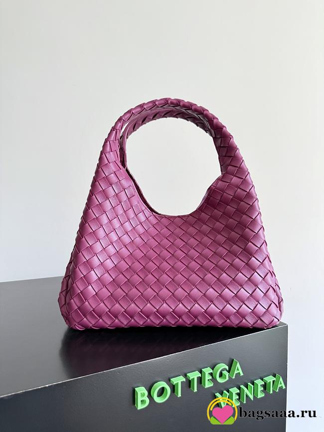 Bagsaaa Bottega Veneta Campana Bag 844249 Beetroot - 33cm - 1