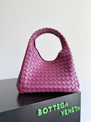 Bagsaaa Bottega Veneta Campana Bag 844249 Beetroot - 33cm
