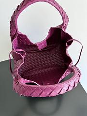Bagsaaa Bottega Veneta Campana Bag 844249 Beetroot - 33cm - 4