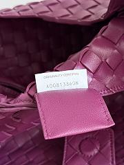Bagsaaa Bottega Veneta Campana Bag 844249 Beetroot - 33cm - 3