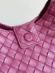 Bagsaaa Bottega Veneta Campana Bag 844249 Beetroot - 33cm - 2
