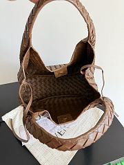 Bagsaaa Bottega Veneta Campana Bag 844249 Brown - 33cm - 3