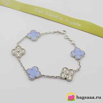 Bagsaaa Van Cleef & Arpel Alhambra, Paved Diamond Bracelet 