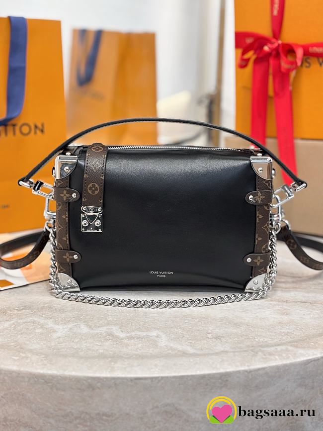 Bagsaaa LV M15195 Side Trunk Vibe MM Black - 23.5cm - 1