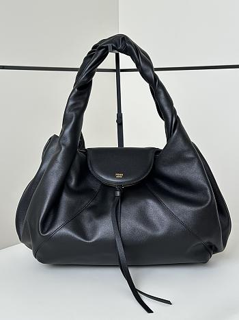 Bagsaaa Fendi Large Spy Black leather bag - 48 cm