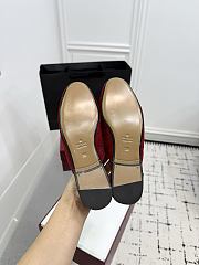 Bagsaaa Gucci Women's Princetown slipper 802163 red GG velvet - 3