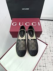 Bagsaaa Gucci Women's crystal GG espadrille 835088 black - 1