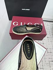 Bagsaaa Gucci Women's crystal GG espadrille 835088 black - 4