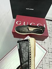 Bagsaaa Gucci Women's crystal GG espadrille 835088 black - 3