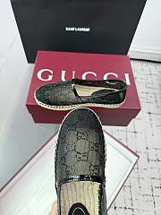 Bagsaaa Gucci Women's crystal GG espadrille 835088 black - 2