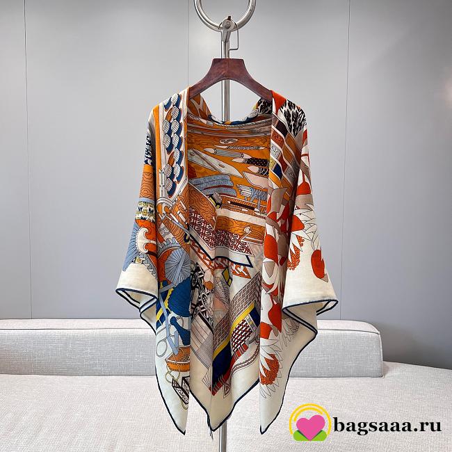 Bagsaaa Hermes Scarf - 136x137cm (1) - 1