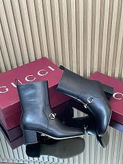 Bagsaaa Gucci Women's ankle boot with Horsebit 835808 black - 2