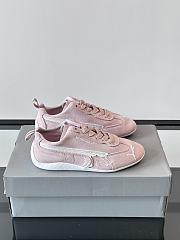 Bagsaaa Speedcat Suede Balenciaga Sneaker Pink - 1