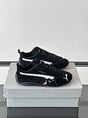 Bagsaaa Speedcat Suede Balenciaga Sneaker Black - 1