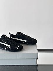 Bagsaaa Speedcat Suede Balenciaga Sneaker Black - 3