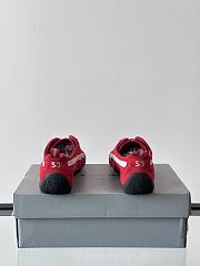 Bagsaaa Speedcat Suede Balenciaga Sneaker Red - 4