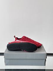 Bagsaaa Speedcat Suede Balenciaga Sneaker Red - 2
