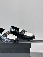 Bagsaaa Prada Two-tone brushed leather loafers - 2
