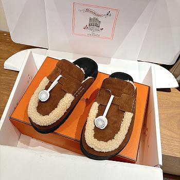 Bagsaaa Hermes Go mule brown