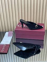 Bagsaaa Gucci Women's mule with Horsebit 835739 black - 8.5cm - 3