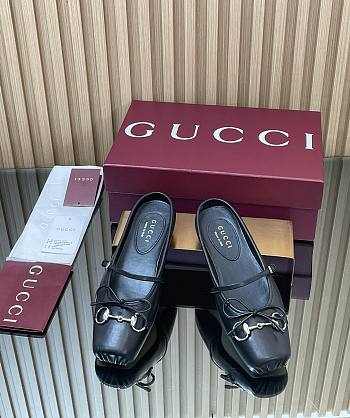 Bagsaaa Women's Gucci Horsebit mule 850317 black