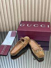 Bagsaaa Women's Gucci Horsebit mule 850317 brown suede - 2