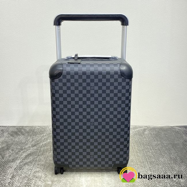 Bagsaaa LV N23209 Horizon 55 Damier Graphite luggage - 15 x 21.7 x 8.3 inches - 1