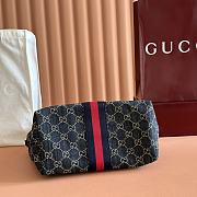 Bagsaaa Gucci Giglio small tote bag 860845 denim blue - 25cm - 4