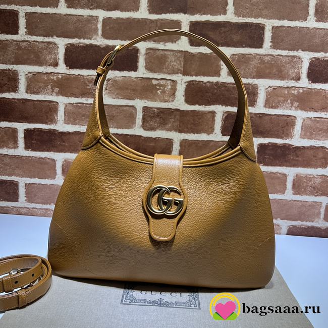 Bagsaaa Gucci Aphrodite medium shoulder bag 726274 brown - 39cm - 1
