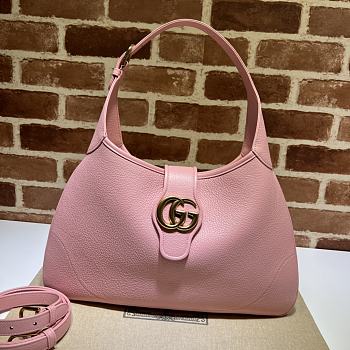 Bagsaaa Gucci Aphrodite medium shoulder bag 726274 pink - 39cm
