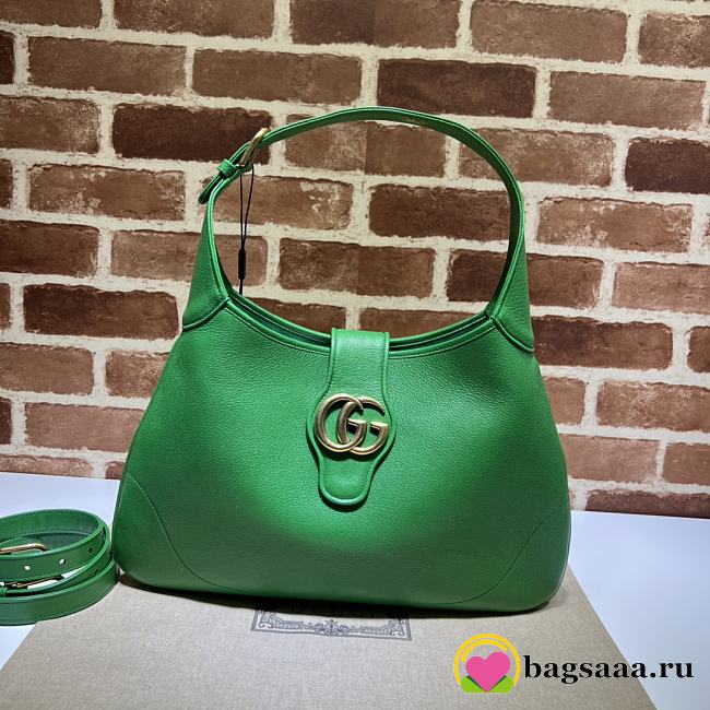 Bagsaaa Gucci Aphrodite medium shoulder bag 726274 green - 39cm - 1