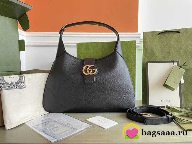 Bagsaaa Gucci Aphrodite medium shoulder bag 726274 black - 39cm - 1