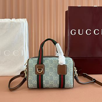 Bagsaaa Gucci Mini GG handbag 859975 blue - 20cm