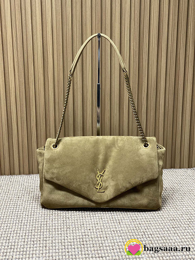 Bagsaaa YSL CALYPSO large in suede 777399 beige - 38cm - 1
